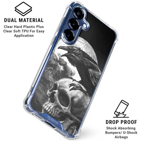 Alchemy Carta Poes Raven Galaxy S25 Clear Case